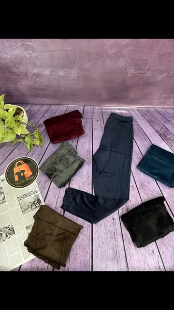 شلوار مخمل گرم بالا