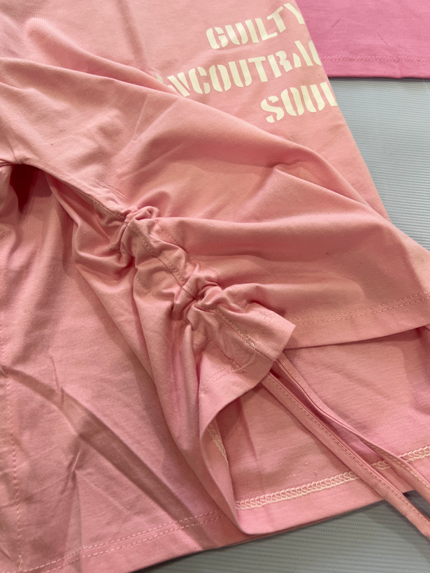 👚 تیشرت بغل بندی باكسي زنانه
